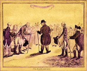 George III - Karikatur von James Gillray