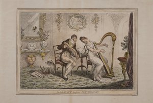 Harmonie vor der Ehe, veröffentlicht von Hannah Humphrey, 1805