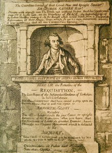Hier liegen die Überreste der Requisition von James Gillray