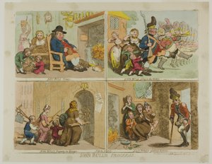 John Bulls Fortschritt von James Gillray