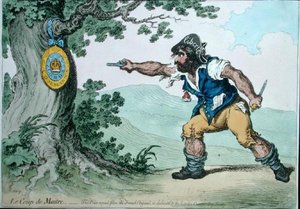 Der Meisterstreich, veröffentlicht von Hannah Humphrey im Jahr 1797