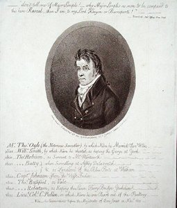 Herr Thomas Ogle von James Gillray