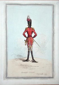 Patern-Staff, veröffentlicht von Hannah Humphrey im Jahr 1797