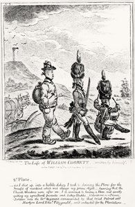 Tafel 2, aus Das Leben von William Cobbett, geschrieben von ihm selbst, veröffentlicht von H. Humphrey, 1809