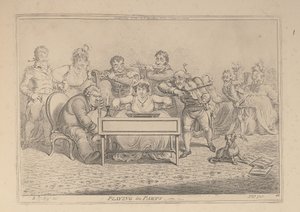 In Teilen spielen von James Gillray