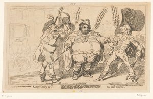 Karikatur auf Charles Fox, 1788