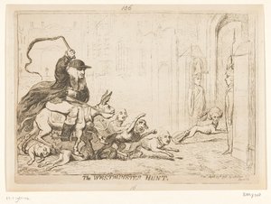 Spotprent op Warren Hastings, 1788