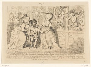 Karikatur der englischen Innenpolitik, 1788 von James Gillray