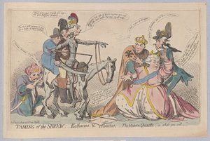 Die Zähmung der Widerspenstigen: Katherine & Petruchio; Der moderne Quixotte oder was ihr wollt, veröffentlicht 1791