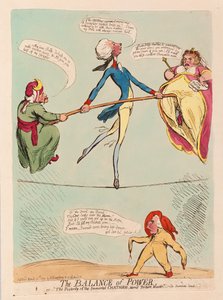 Das Gleichgewicht der Macht oder die Nachkommen des unsterblichen Chatham werden zum Haltungskünstler, veröffentlicht 1791