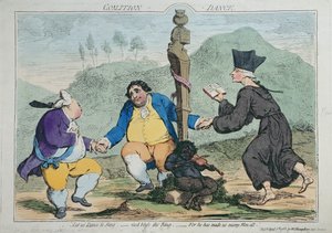 Der Koalitionstanz, veröffentlicht von William Humphrey 1783