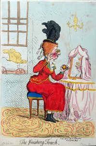 Der letzte Schliff, veröffentlicht von Hannah Humphrey 1791 von James Gillray