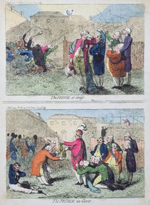 Der Prinz auf der Weide und Der Prinz im Klee, veröffentlicht von S.W. Fores im Jahr 1787