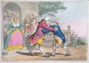 Die Versöhnung, veröffentlicht von Hannah Humphrey, 1804