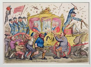 Der republikanische Angriff, veröffentlicht von Hannah Humphrey im Jahr 1795