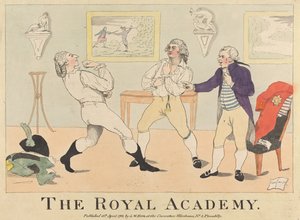 Die Royal Academy von James Gillray