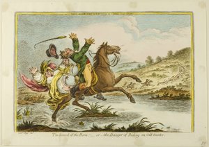 Der Klang des Horns von James Gillray