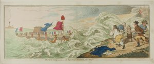 Der aufziehende Sturm von James Gillray