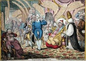 Krankenbesuch von James Gillray