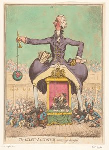 William Pitt spielt das Parlament, 1797