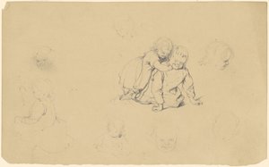 Studien von spielenden Kindern von James Goodwyn Clonney
