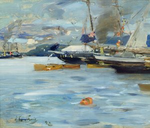 Vertäute Yachten, Oban, 1893
