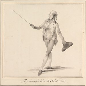 Dritte Position des Grußes von James Gwin