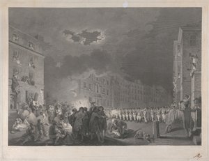 Der Aufruhr in der Broad Street am siebten Juni 1780 von James Heath