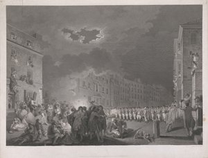 Der Aufruhr in der Broad Street am siebten Juni 1780 von James Heath