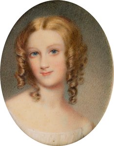 Porträt der ersten Mrs. Simpson, Ehefrau von Mr. Bridgeman Simpson, c.1820-72 von James Heath Millington