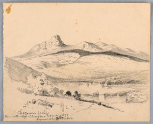 Berg Chocorua von Tamworth, New Hampshire von James Henry Moser