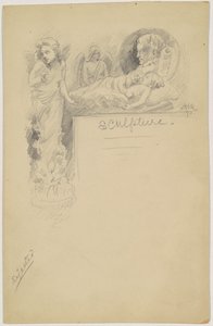 Studie für "Skulptur" von James Henry Moser
