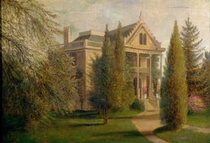 Ansicht des Dungan Manor House, Staten Island, 1876