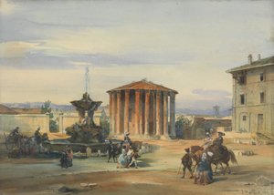 Der Tempel der Vesta, Rom