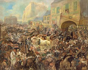 Der Pferdemarkt auf dem Grasmarkt von James Howe