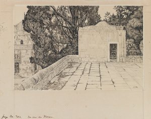 Eine Ecke des Haram, Illustration aus Das Leben unseres Herrn Jesus Christus von James Jacques Joseph Tissot