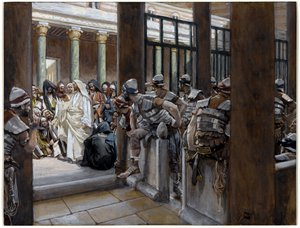 Aber niemand legte Hand an ihn, Illustration für Das Leben Christi, ca. 1884-96 von James Jacques Joseph Tissot