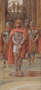 Christus verlässt die Gerichtshalle, Illustration für Das Leben Christi