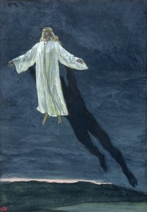 Christus wird auf einen hohen Berg geführt, Illustration für Das Leben Christi von James Jacques Joseph Tissot