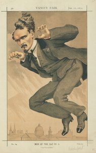 Henri Rochefort, La Voyoucratie, 22. Januar 1870, Vanity Fair Karikatur von James Jacques Joseph Tissot