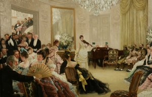 Still! (Das Konzert) von James Jacques Joseph Tissot