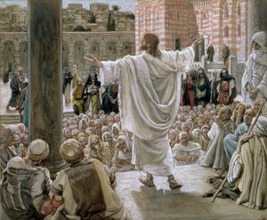 Jerusalem, Jerusalem, Illustration für Das Leben Christi, ca. 1886-96 von James Jacques Joseph Tissot