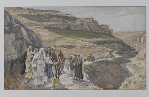Jesus spricht mit seinen Jüngern, Illustration aus Das Leben unseres Herrn Jesus Christus, 1886-96 von James Jacques Joseph Tissot