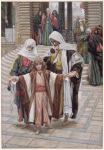 Jesus im Tempel gefunden, Illustration für Das Leben Christi, ca. 1886-94 von James Jacques Joseph Tissot