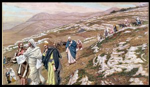 Jesus auf dem Weg nach Galiläa, Illustration für Das Leben Christi, ca. 1886-96 von James Jacques Joseph Tissot