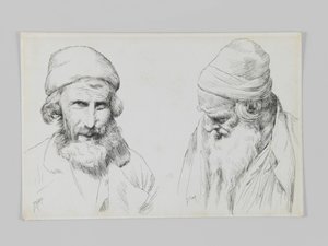 Juden und Jemeniten, Jerusalem, Illustration aus Das Leben unseres Herrn Jesus Christus von James Jacques Joseph Tissot