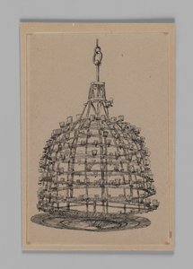 Lampe aus der Moschee von El-Aksa, Illustration aus Das Leben unseres Herrn Jesus Christus