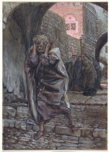 Petrus ging hinaus und weinte bitterlich, Illustration für Das Leben Christi, ca. 1886-94 von James Jacques Joseph Tissot