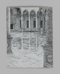 Portikus der Moschee von Mohamet-Ali, Illustration aus Das Leben unseres Herrn Jesus Christus von James Jacques Joseph Tissot
