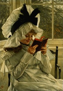 Ein Buch lesen, ca. 1872 von James Jacques Joseph Tissot